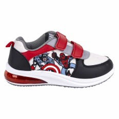 Scarpe Sportive con LED The Avengers Velcro Nero Taglia Calzatura  30 