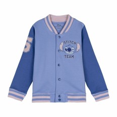 Felpa senza Cappuccio Bambino Stitch Azzurro Taglia  6 anni 