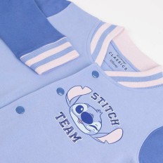 Felpa senza Cappuccio Bambino Stitch Azzurro Taglia  6 anni 