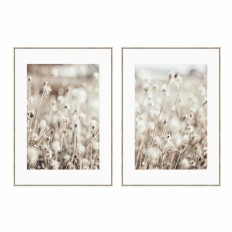 Quadro DKD Home Decor Fiori Scandinavo 75 x 4 x 100 cm (2 Unità)    