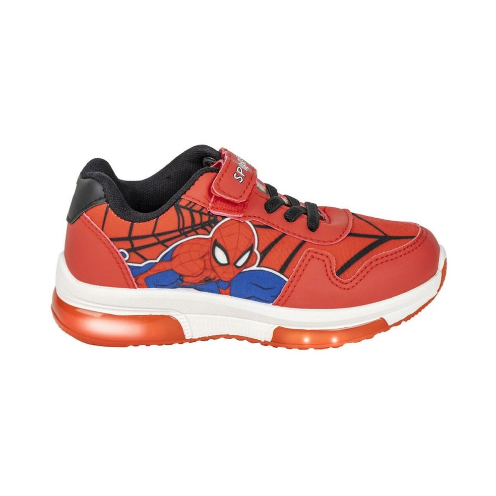 Scarpe Sportive con LED Spider-Man Rosso Taglia Calzatura  29 