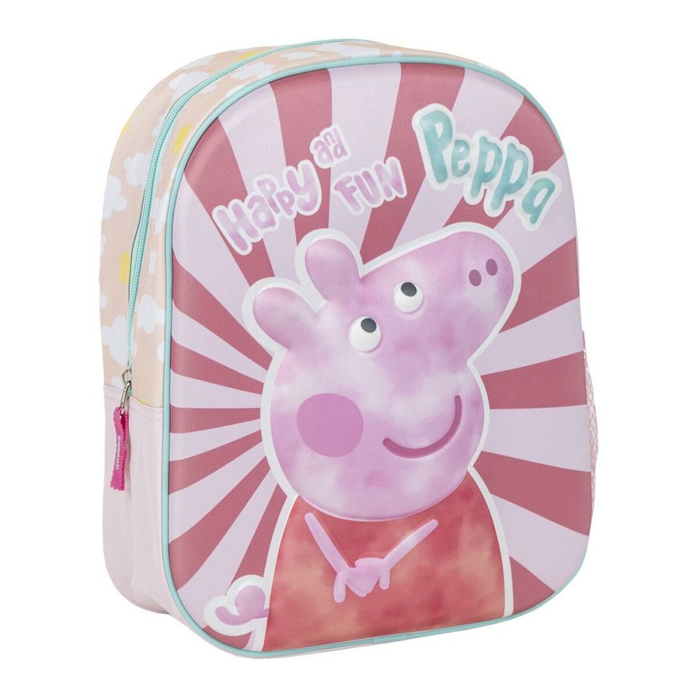 Zaino Scuola Peppa Pig Rosa 25 x 31 x 10 cm    