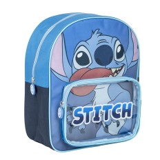 Zaino Scuola Stitch Azzurro 25 x 3 x 12 cm    