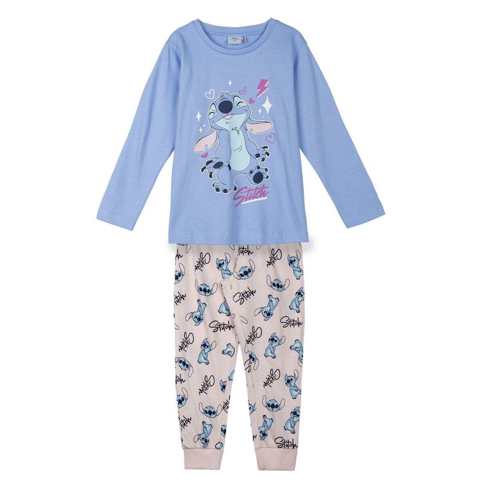 Pigiama Per bambini Stitch Azzurro Taglia  6 anni 