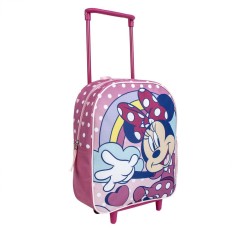 Trolley per la Scuola Minnie Mouse Rosa 25 x 28 x 10 cm    