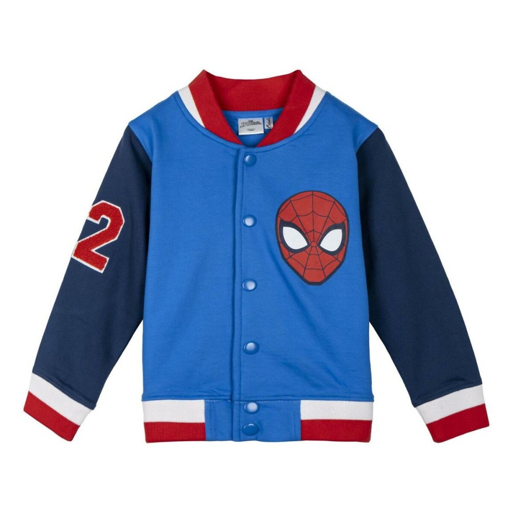 Giacca per bambini Spider-Man Azzurro Taglia  6 anni 