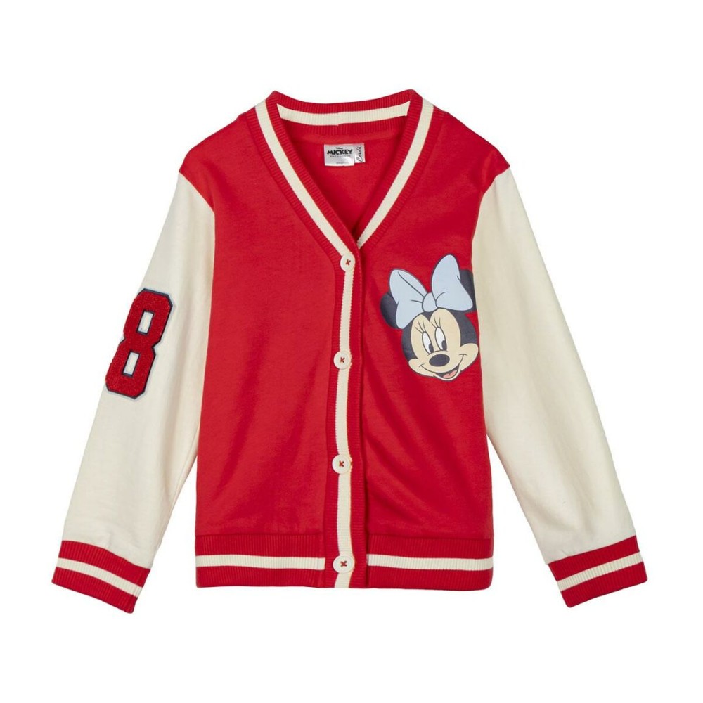 Giacca per bambini Minnie Mouse Rosso Taglia  6 anni 