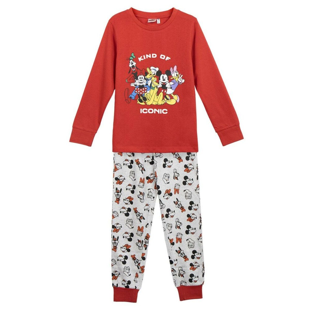 Pigiama Per bambini Mickey Mouse Rosso Taglia  8 anni 