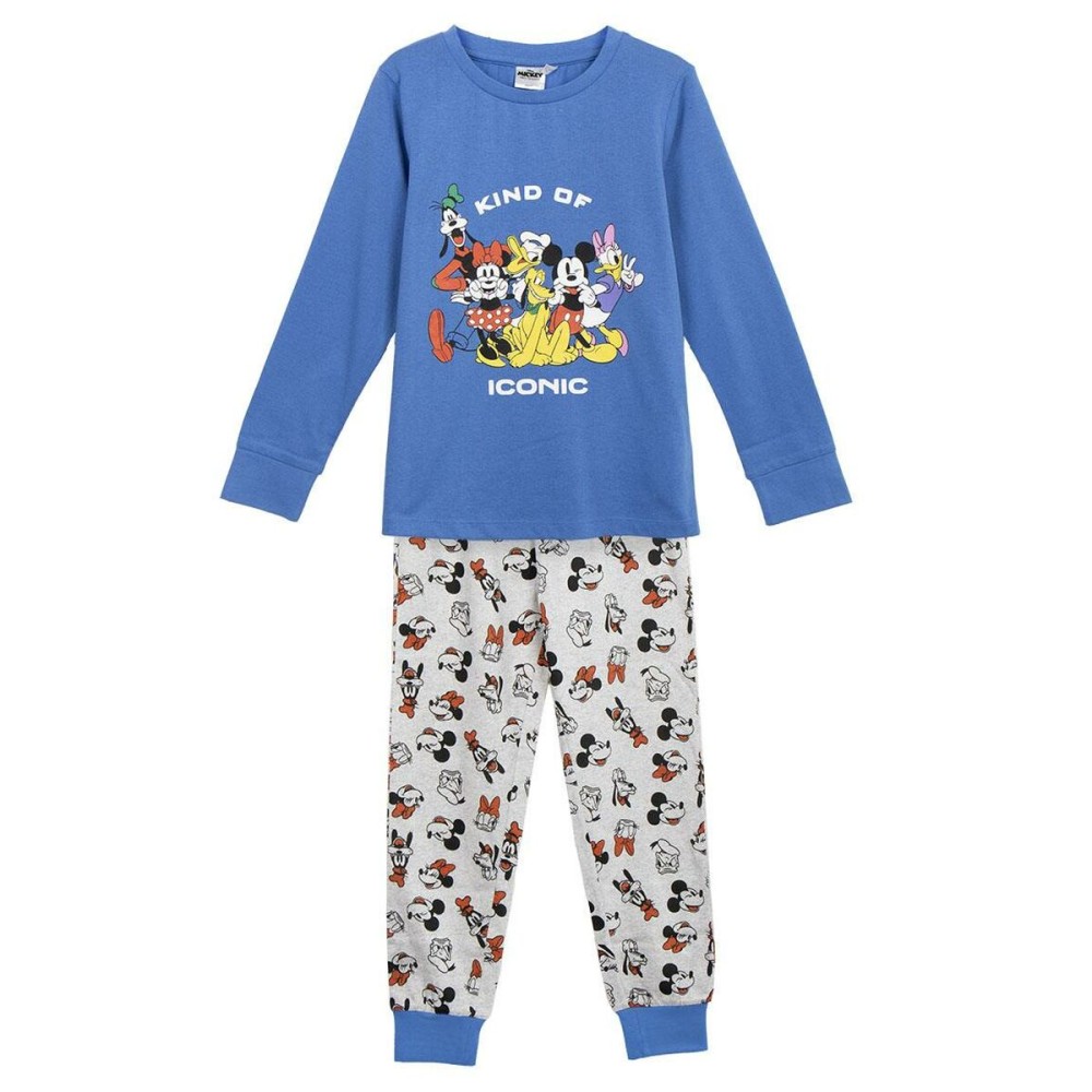 Pigiama Per bambini Mickey Mouse Azzurro Taglia  12 anni 