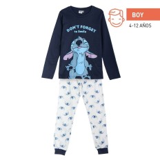 Pigiama Per bambini Stitch Azzurro Taglia  6 anni 