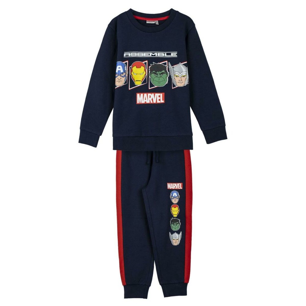 Tuta da Bambini The Avengers Blu scuro Taglia  4 anni 