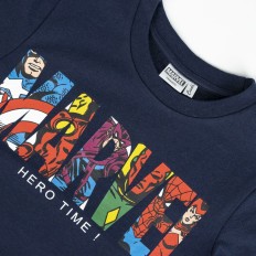 Felpa senza Cappuccio Bambino Marvel Blu scuro Taglia  10 anni 