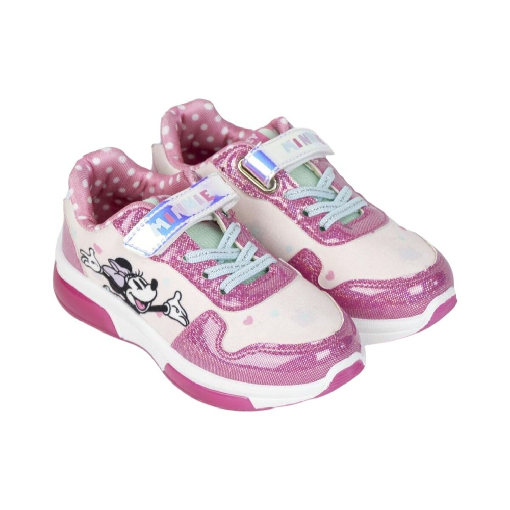 Scarpe Sportive con LED Minnie Mouse Rosa Taglia Calzatura  26 