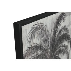 Quadro Home ESPRIT Bianco Nero Palme Tropicale 80 x 3 x 120 cm (2 Unità)    