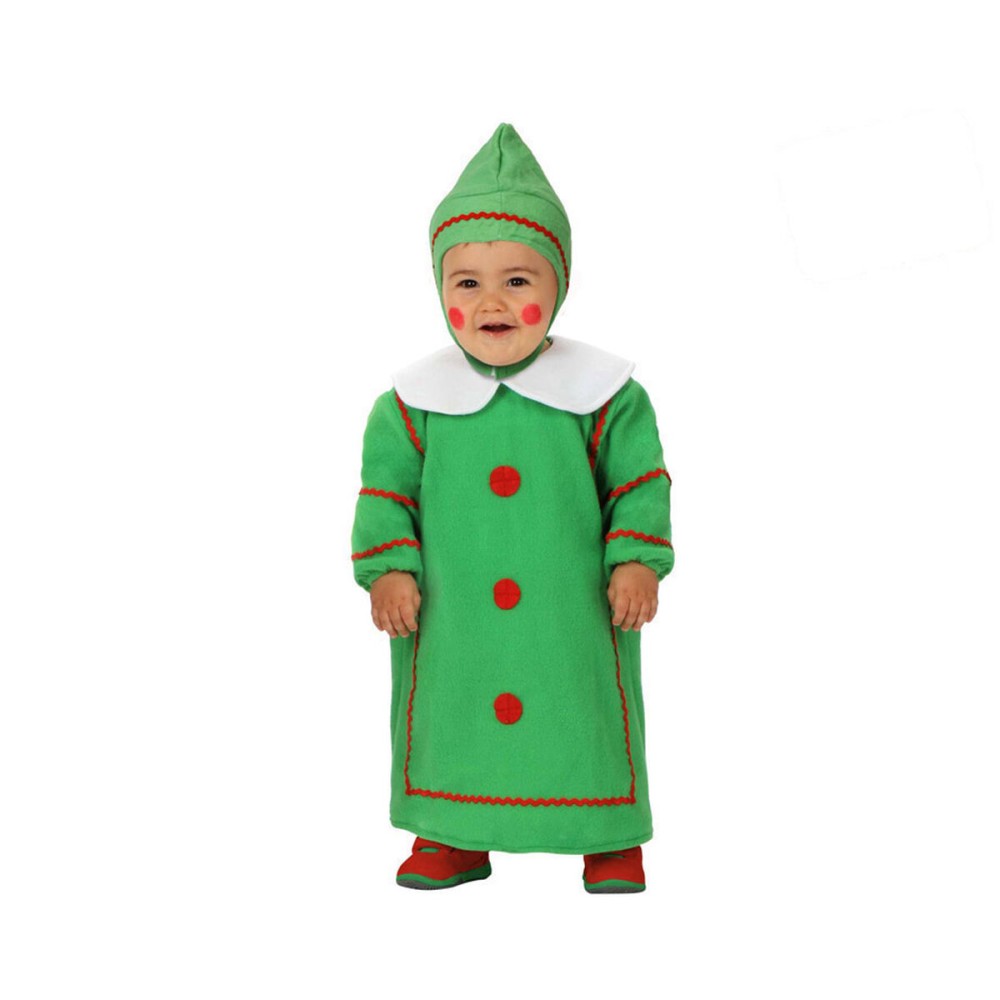 Costume per Neonati Th3 Party Verde Natale Taglia  0-6 Mesi 