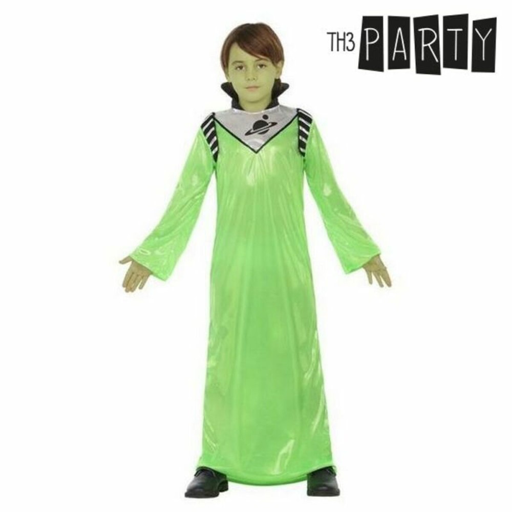 Costume per Bambini Alien verde Taglia  5-6 Anni 