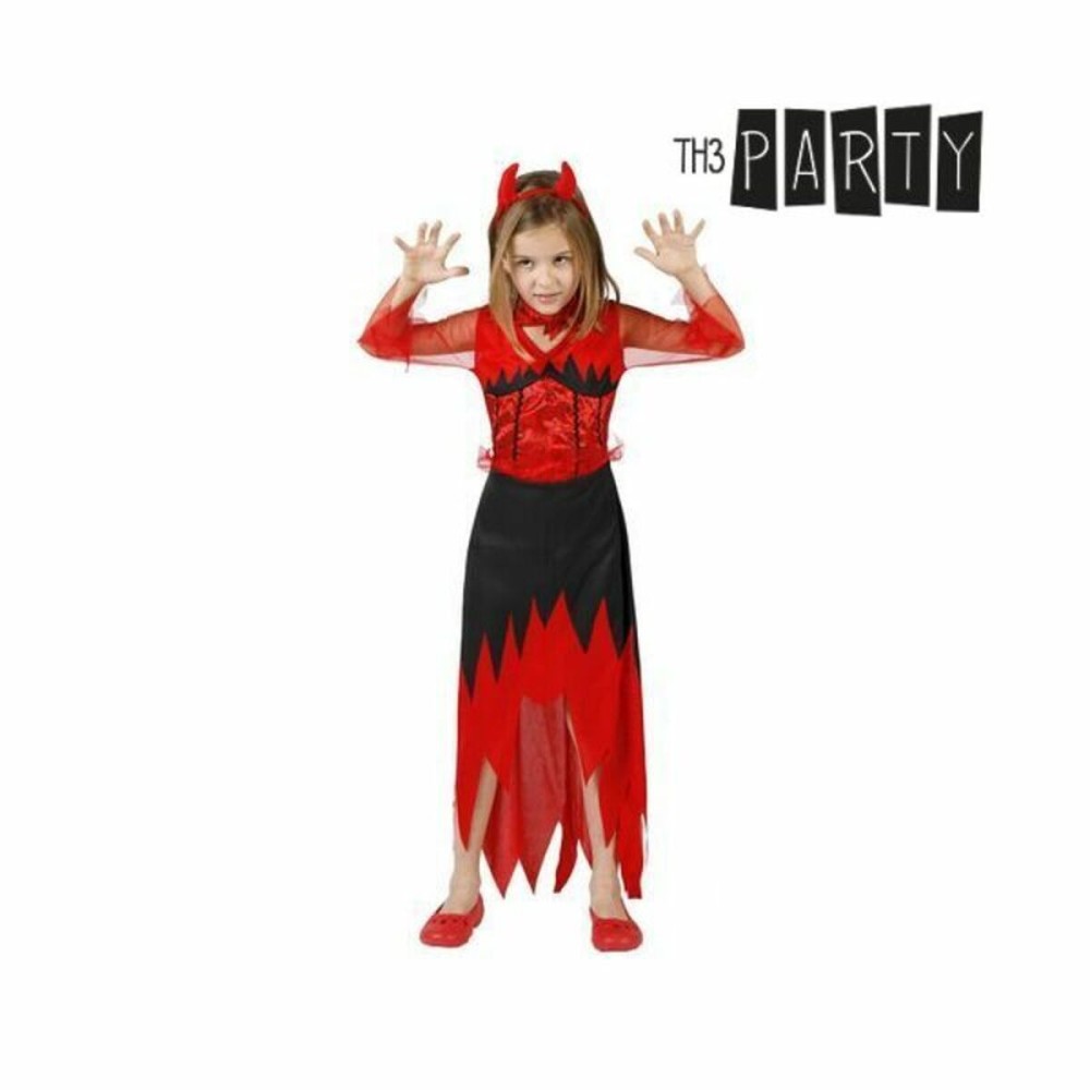 Costume per Bambini Th3 Party Multicolore Demonio (3 Pezzi) Taglia  3-4 Anni 