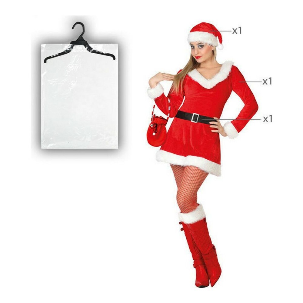 Costume per Adulti DISFRAZ MAMA NOEL  XL Mamma Natale Taglia  M/L 