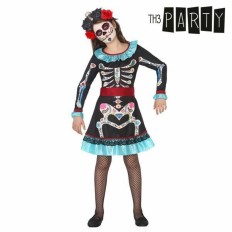 Costume per Bambini Th3 Party Multicolore Scheletro Taglia  5-6 Anni 