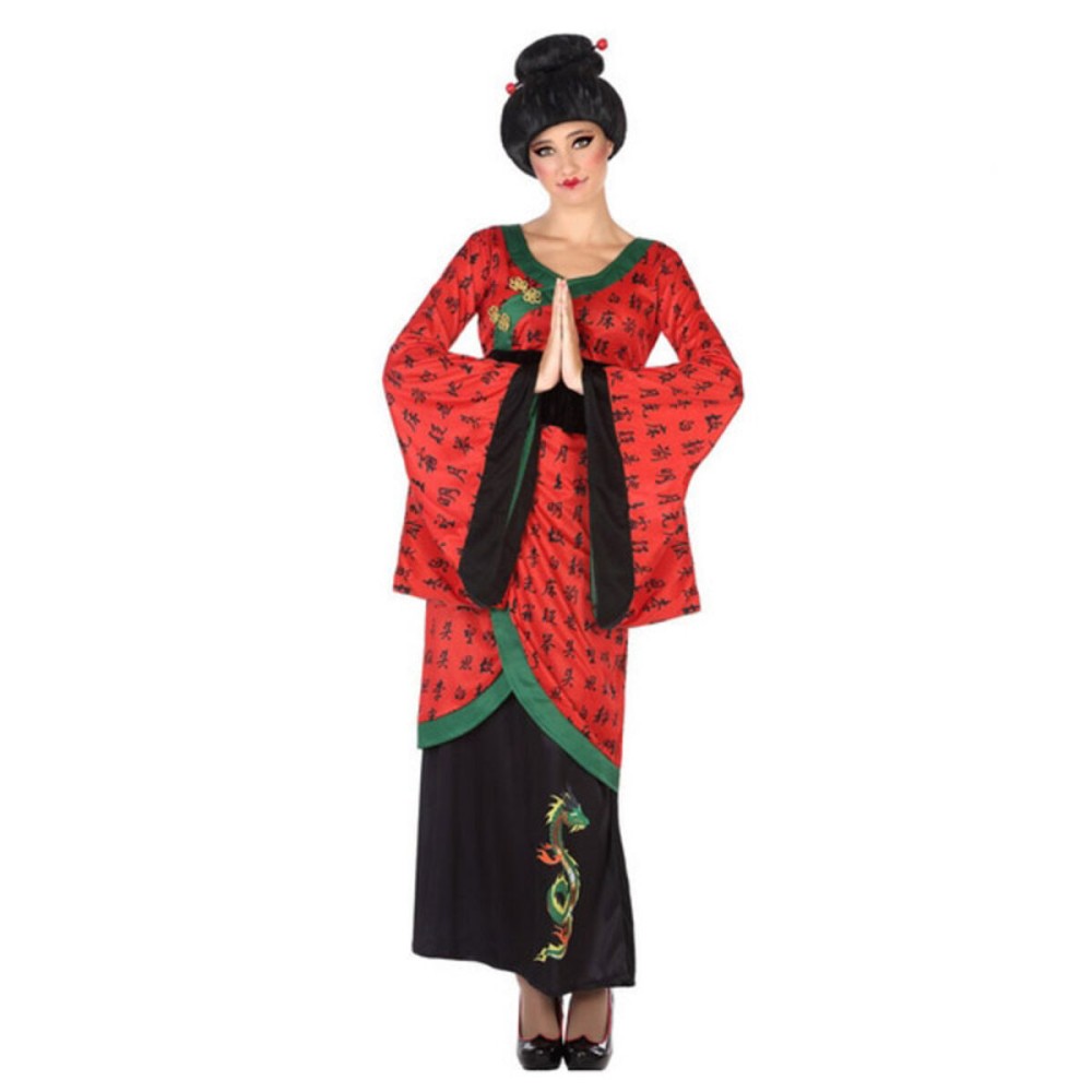 Costume per Adulti Rosso (1 pc) Cinese Donna Taglia  XL 