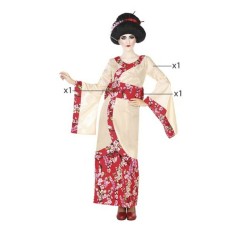 Costume per Adulti Rosa (2 pcs) Geisha Taglia  XS/S 