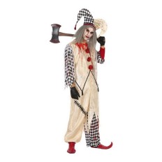 Costume per Adulti Multicolore Arlecchino Sanguinario Assassino (2 Pezzi) (2 pcs) Taglia  XL 