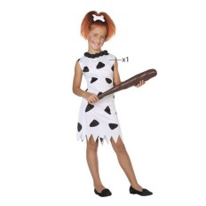 Costume per Bambini Cavernicolo Bianco (1 pc) Taglia  5-6 Anni 