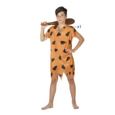 Costume per Bambini Cavernicolo Arancio (1 Pc) Taglia  3-4 Anni 