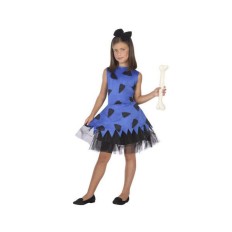 Costume per Bambini Cavernicolo Azzurro (2 pcs) Taglia  5-6 Anni 