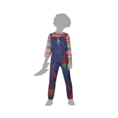 Costume per Bambini Pupazzo diabolico 112551 Taglia  3-4 Anni 