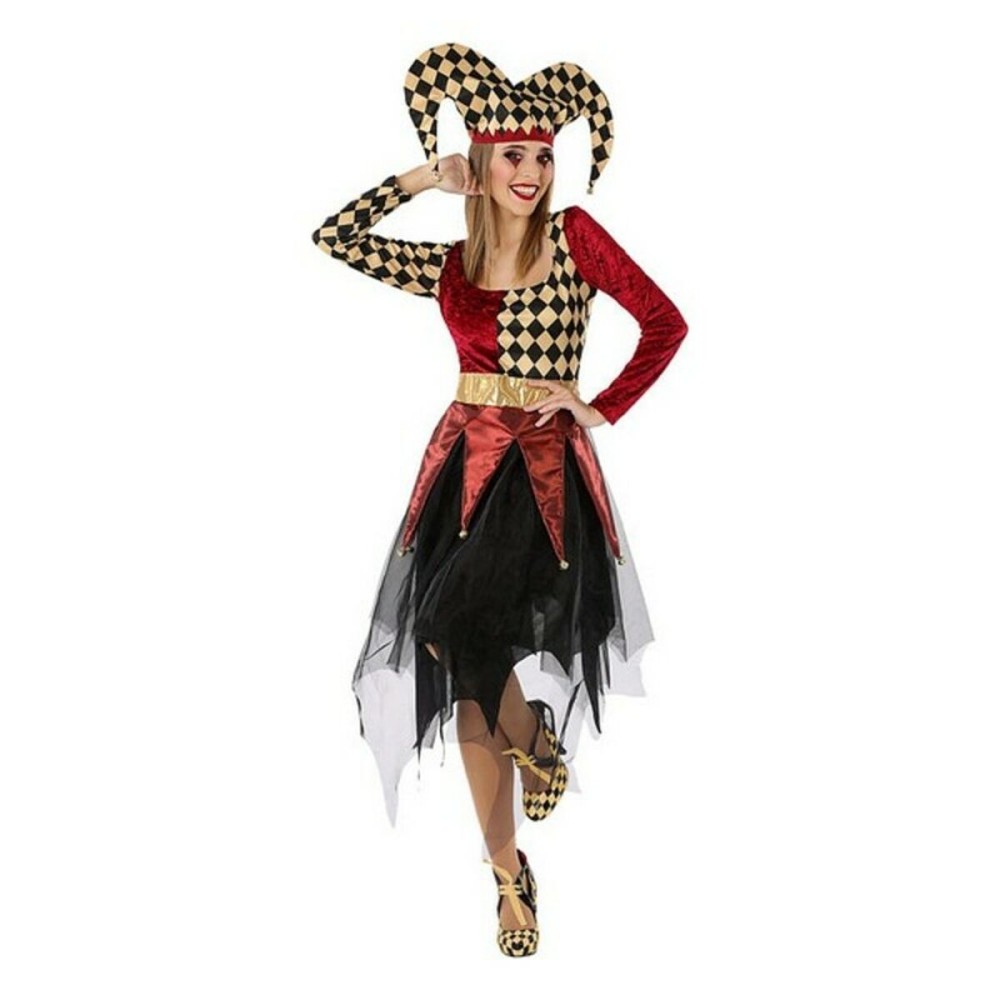 Costume per Adulti 115583 Rosso Multicolore (2 Pezzi) (2 Unità) Taglia  M/L 