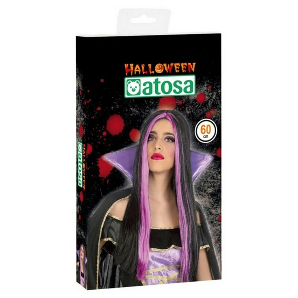 Parrucca Halloween Violetta Fucsia    