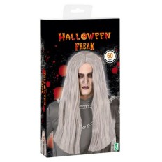 Parrucca Halloween Grigio    