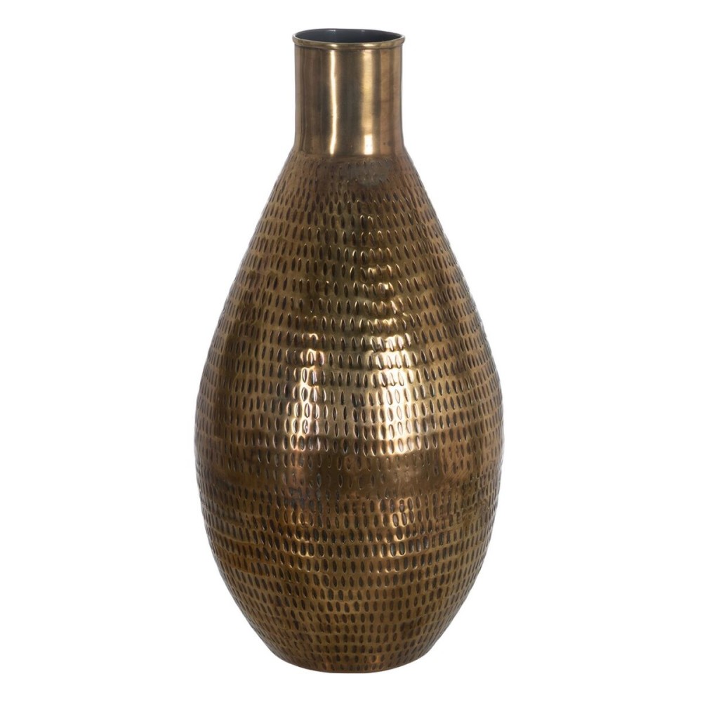 Vaso Bronce Dorato Alluminio 32 x 32 x 62,5 cm    