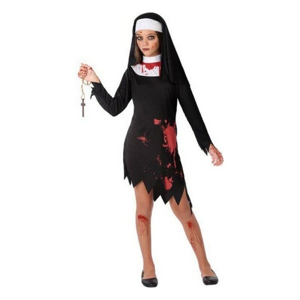 Costume per Bambini Nero Zombies (2 Pezzi) Taglia  10-12 Anni 