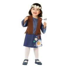 Costume per Neonati Hippie Multicolore Taglia  12-24 Mesi 