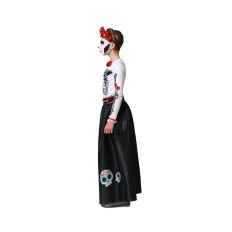 Costume per Bambini Scheletro 10-12 Anni (2 Pezzi)    