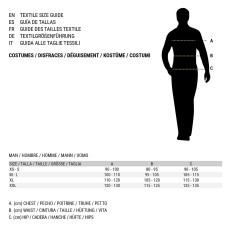 Costume per Adulti Spaventapasseri Sanguinario Taglia  3-4 Anni 