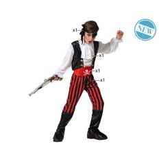 Costume per Bambini Multicolore Pirati Pirata 10-12 Anni    