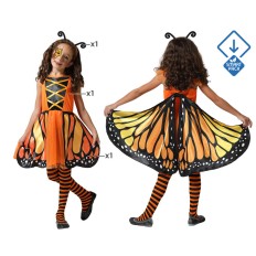 Costume per Bambini Farfalla Bambina Taglia  3-4 Anni 