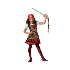 Costume per Bambini Pirata Bambina Taglia  3-4 Anni 