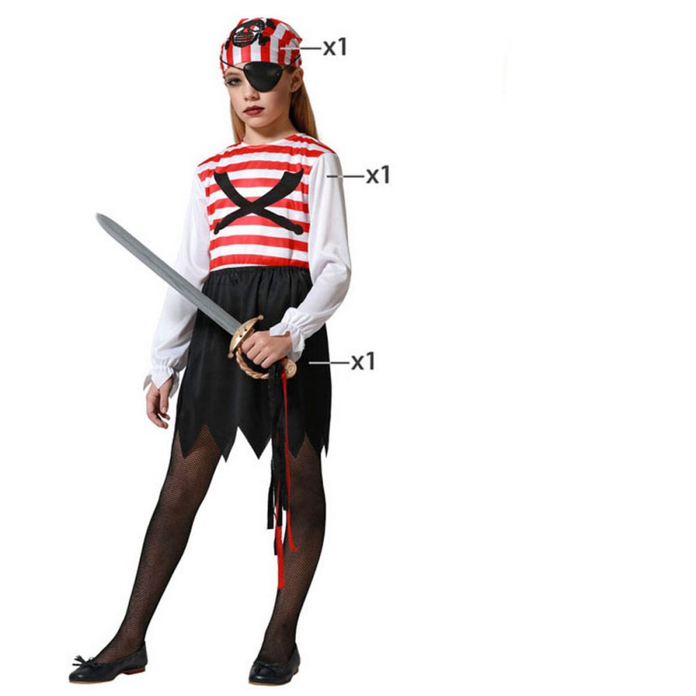 Costume per Bambini Pirata 5-6 Anni    