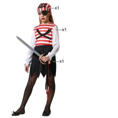 Costume per Bambini Pirata 7-9 Anni    