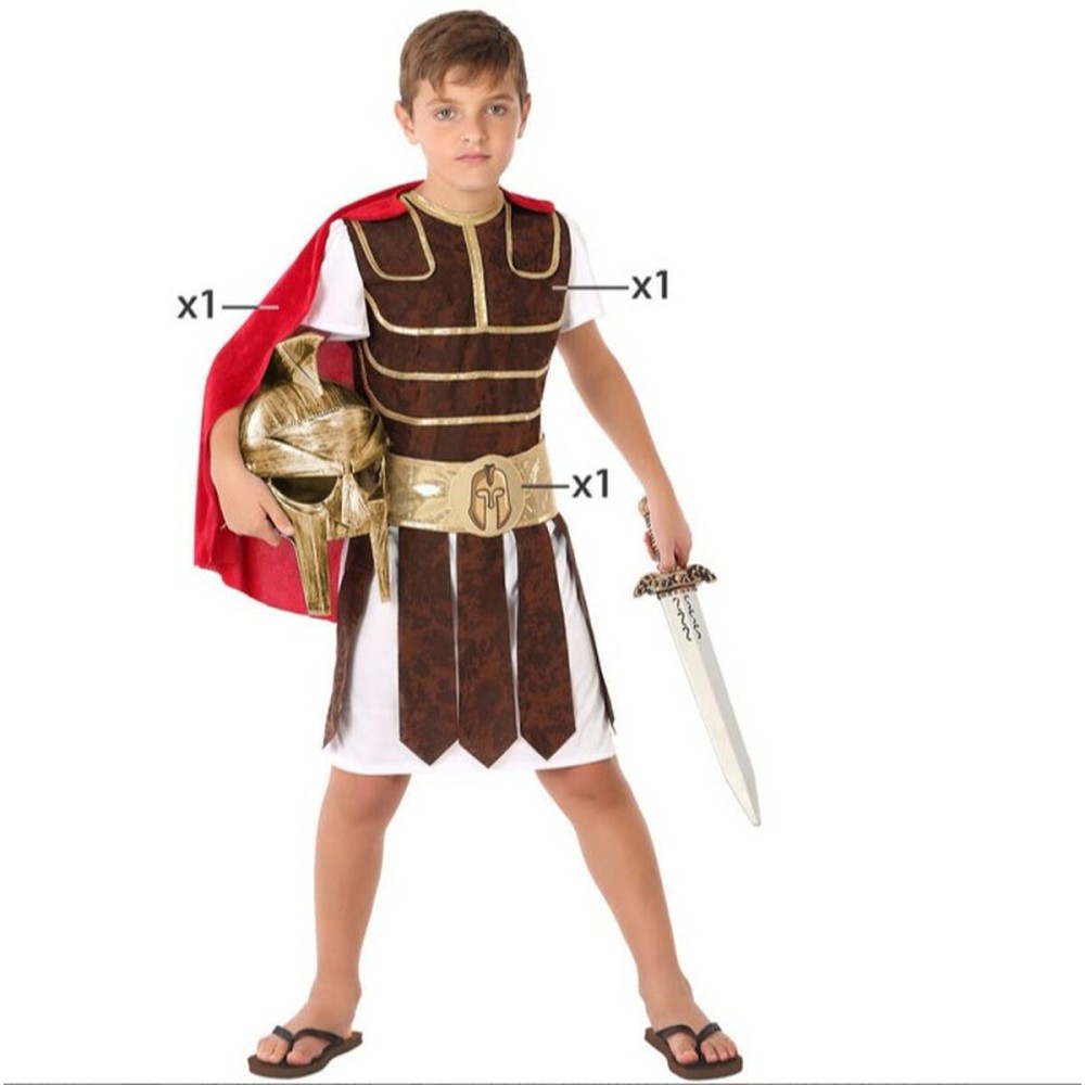 Costume per Bambini Gladiatore Taglia  5-6 Anni 