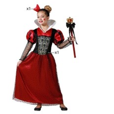 Costume per Bambini Regina di Cuori Taglia  3-4 Anni 