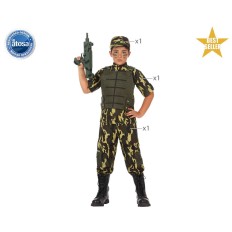 Costume per Bambini Camuffamento Taglia  3-4 Anni 