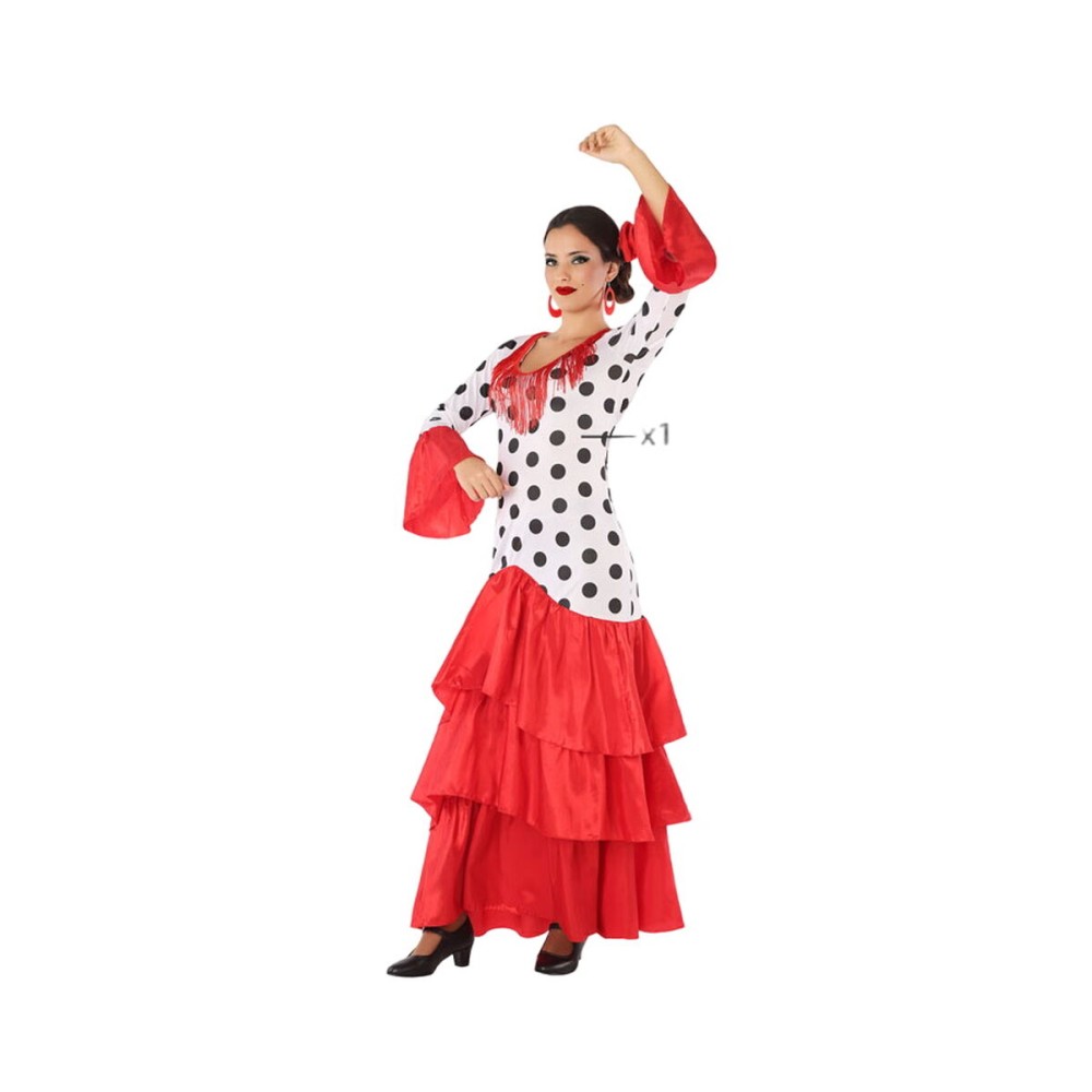 Costume per Adulti Ballerina di Flamenco XXL    