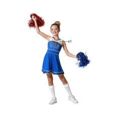 Costume per Bambini Azzurro Animatrice Taglia  3-4 Anni 