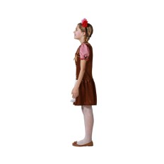 Costume da bambino Marrone Cameriera Tedesca Taglia  5-6 Anni 