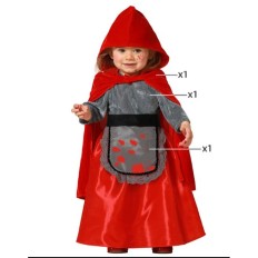 Costume da bambino Cappuccetto Rosso Sanguinario Taglia  12-24 Mesi 